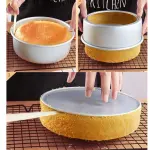 Aluminum Straight Round Cake Push Pan Removable Bottom Cake Mould (8 inch)