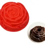 Rose shape Non-Stick Flexible Cake Mould