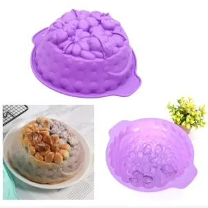 Butterflies with flowers shape Non-Stick Flexible Cake Mould