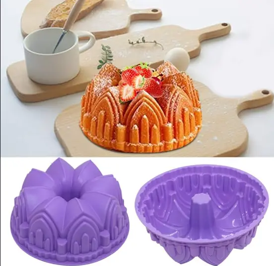 Crown shape Non-Stick Flexible Cake Mould