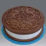 Oreo Biscuit shape theme Silicone Mould