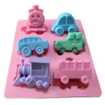 6 Cavity Thomas theme Silicone Mould