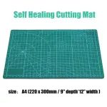 Self Healing 3-Ply Double Sided Durable Non-Slip PVC Cutting Mat Great for Scrapbooking,Quilting,Sewing and all Arts & Crafts Projects - A4 Size