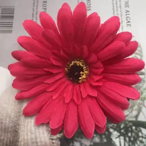 1 pcs Red Large Daisy artificial flower cake topper