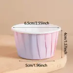 Gradient Colour Aluminum Foil Baking Cups / Muffin Cups (50 pieces)