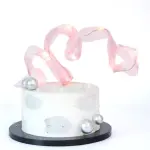 LED Light Ribbon Cake Topper