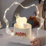 LED Light Ribbon Cake Topper