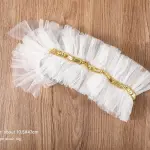 White Frill Cake Ribbon