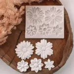 Chrysanthemum Daisy Cherry Blossom Flower Silicone Mould