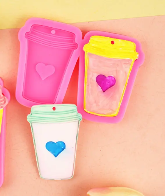 2 cavity Coffee Mug Silicone mould