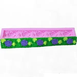 Flower Scroll Relief Border mould
