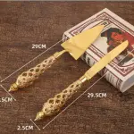 2 pcs Vintage Engraved Cake knife set