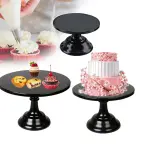 1 pcs Black Iron Matt Cake stand