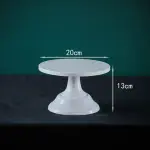 1 pcs White Iron Matt Cake stand