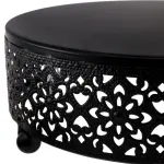 3 pcs Classic Black Cake Stand,7.8''/9.8''/11.8'' Cake Stands for Dessert Table set