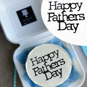 Happy fathers day acrylic cake topper Style 4