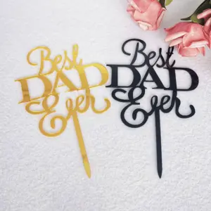 Best dad Ever cake topper Style 4