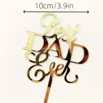 Best dad Ever cake topper Style 4