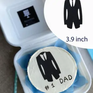 1 pcs Men Coat cake topper