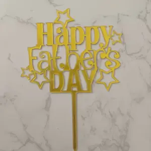Happy Fathers day cake topper Style 14