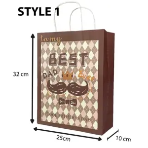 1 pcs Father's day theme carry bag - Style 1