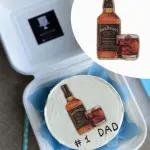 1 pcs Jack Daniel acrylic cake topper
