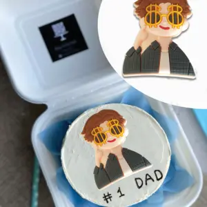 Cool Father cake Toy topper
