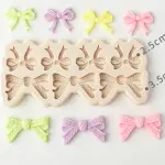 Detailed Bow Knot silicone mould Style 2