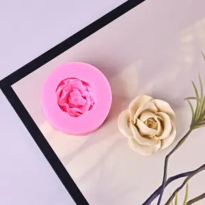3D Rose Flower Silicone Mould for Resin,soaps ,Candle Mould