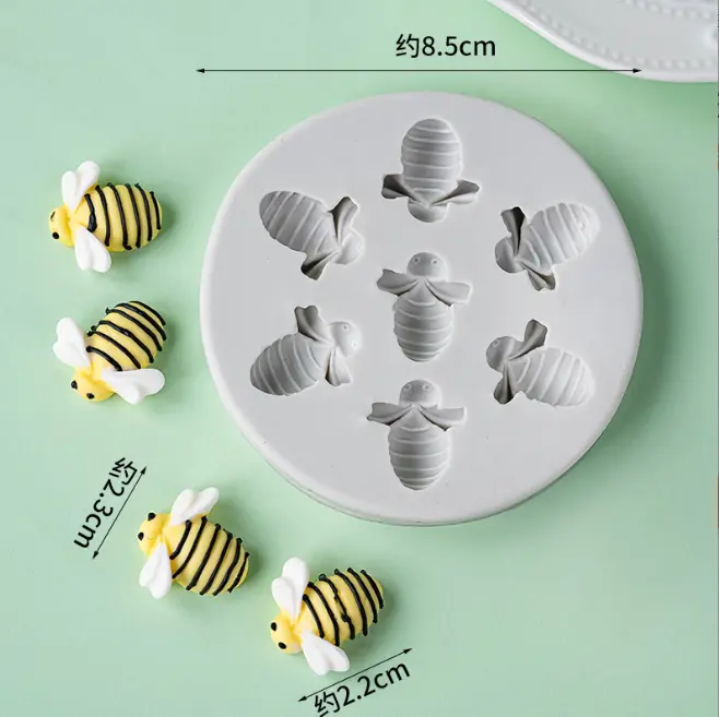 Honey bee silicone mould