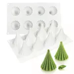 8 Cavity Tree Shape Silicon Muffin Silicon Mould