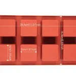 8 Cavity 3D Square Silicone Mould 2 x 2 x 2 inch Mousse Cake Dessert Molds for Cheesecake/Jelly/Brownnie/Soap/Candle