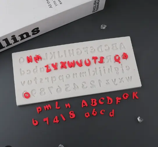 Alphabet Upper case Silicone Mould Style 7
