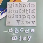 Alphabet Lower case Silicone Mould Style 9