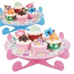 1 pcs Cake Cupcake printed flower Cardboard Stand