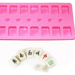 Chinese Game Mahjong Dice Silicone Mould