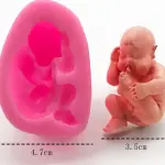 Sleeping Baby Boy silicone Mould