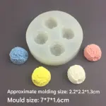 4 Cavity Ice Cream ball silicone mould