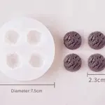 4 Cavity Ice Cream ball silicone mould