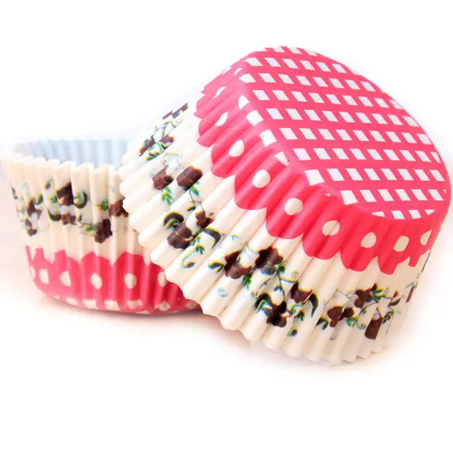 100 pcs Floral theme Cake Cups / Muffin Cups