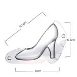 High Heels Lady Shoe Stilettos Sandal Chocolate Candy Mold with Magnets Polycarbonate Chocolate Mould