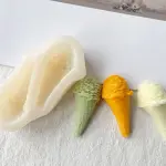 2 Cavity Ice cream cone Silicone mould
