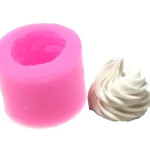 3D Swirl Ice Cream silicone mould