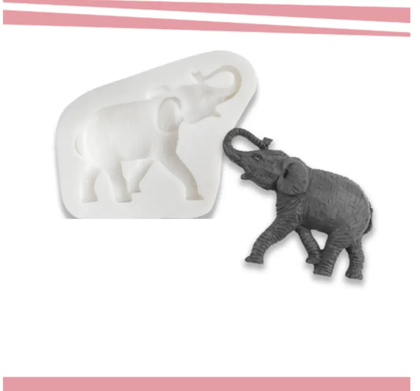 Large Elephant silicone mould Style 2