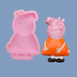 1 Cavity Peppa Pig mom cartoon silicone mould style 4