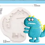 Cute Dinosaur silicone mould style 17