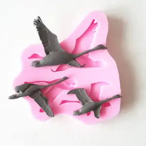 Flying Wild Geese Goose Silicone mould