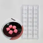 24 Cavity Ribbed Shape Polycarbonate Chocolate Mould