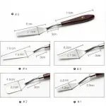 Palette Knife Set Cake Knife Cream Icing Frosting Spatula | Baking Kitchen Pastry Cake Decoration Tool (5 Pieces Set)