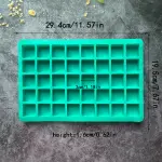40 Cavity Square shaped grid Silicone Mould
